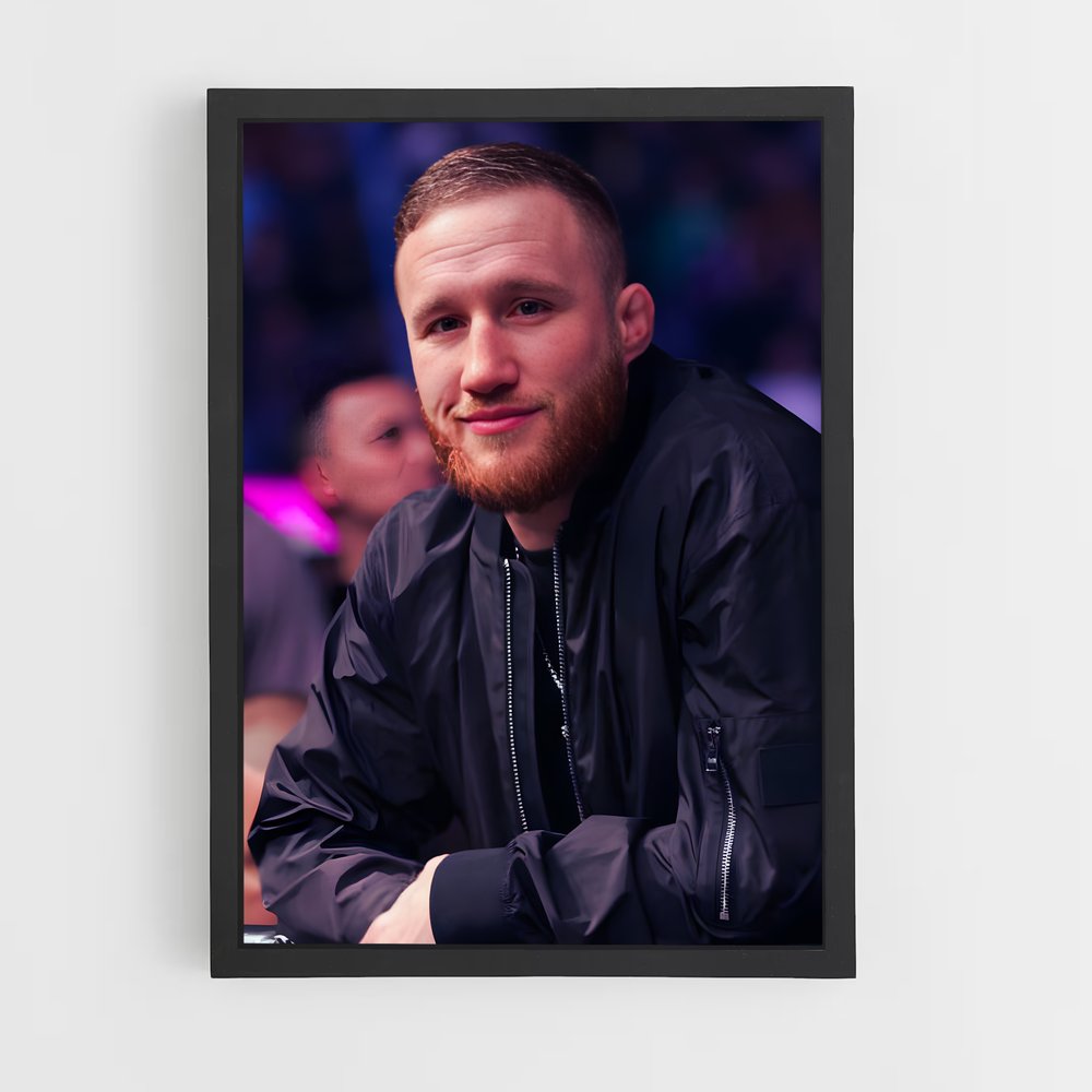 Poster All-in Gaethje – affiche MMA (vue 2)